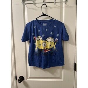 Despicable Me Minion Boys Blue Short Sleeve T-Shirt Size S